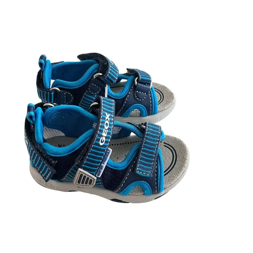 Geox Respira Boys Navy Water Friend;y  Sport Sandals size 20/US 4.5 NWT